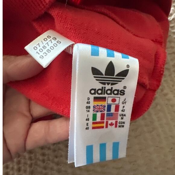 Vintage Adidas Originals Disney Goofy Red Track Top Women's Jacket‎ Medium - Picture 6 of 8